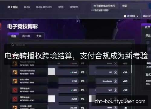 电竞转播权跨境结算,支付合规成为新考验 电竞转播权跨境结算,支付合规成为新考验